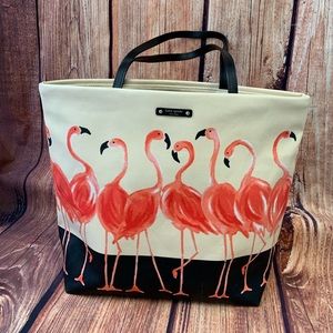 Kate Spade “Flamingo Bon Shopper” Tote Bag
